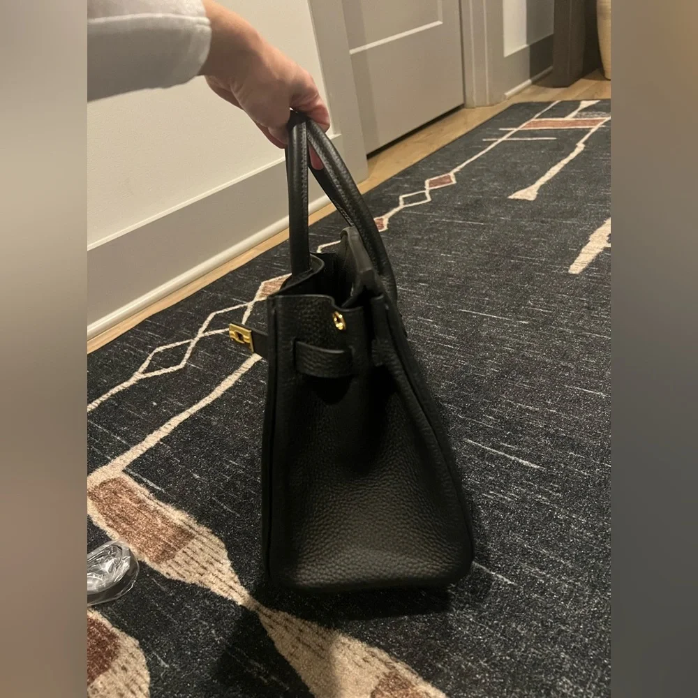 Cordae NYC Birkin Leather Handbag - Picture 4 of 6